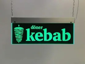 Acrylschild 400x100x14 cm